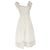 Vestido Midi Leona en Lino Blanco Ulla Johnson Crudo - vista 2