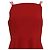 Vestido midi de cuello cuadrado en algodón rojo Theory Roja - vista 2