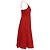 Vestido midi de cuello cuadrado en algodón rojo Theory Roja - vista 3
