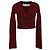Self portrait Kurzer Cardigan von Self-Portrait aus roter Wolle