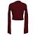 Self portrait Kurzer Cardigan von Self-Portrait aus roter Wolle - Ansicht 3