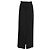Max Mara Leisure Schlitz Maxi-Rock aus schwarzem Polyester