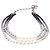 Timeless Collana multi-strato in perle finte multicolori di Chanel Multicolore