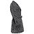 Saint Laurent Leopard-Print Belted Coat in Grey Wool - view 3