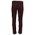 Burgunderfarbene Low-Rise Skinny Jeans aus Baumwolle von Brunello Cucinelli Rot Bordeaux - Ansicht 3