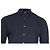 Ermenegildo Zegna Camicia a maniche lunghe con bottoni Zegna in cotone blu navy - vista 2