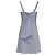 Theory Vestido Mini A-Line con Espalda Drapada en Lino Azul Claro - vista 4
