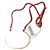 Autre Marque Pulsera Dafne DESBARDEERG Roja - vista 4