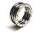 Bulgari Anello B.zero1 in oro bianco 18K di Bvlgari