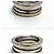 Bulgari Anello B.zero1 in oro bianco 18K di Bvlgari - vista 4