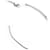 Hermès Hermes Pop H Silver Chain Necklace Silvery White  - view 7