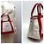 Borsa Tote Cabas S Navy di Balenciaga Bianco Rosso - vista 3
