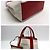 Borsa Tote Cabas S Navy di Balenciaga Bianco Rosso - vista 4