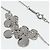 Collar Péndulo de Ramo de Flores de Papel Pt950 Tiffany & Co. Plata - vista 5