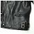 Autre Marque H BEAUTY&YOUTH Chaqueta Doble Riders de Cuero de Caballo Negro - vista 4