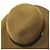 Autre Marque Cappello di Lana Shaggy Ribbon Maniera Marrone Cammello - vista 4