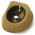 Autre Marque Cappello di Lana Shaggy Ribbon Maniera Marrone Cammello - vista 7