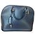 Borsa Louis Vuitton Alma in pelle epi blu navy