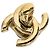 CHANEL fibbia CC turnlock oro D'oro