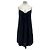 L'Agence Vestido negro con flor de seda
