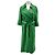 Autre Marque Abrigo trench de cuero verde ZEYNEP ARCAY