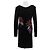 Balmain Vestido negro de espalda descubierta bordado