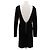 Balmain Vestido negro de espalda descubierta bordado - vista 2