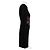 Balmain Vestido negro de espalda descubierta bordado - vista 3