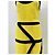 JW Anderson Abito lungo giallo e nero in lino - vista 5