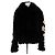 Autre Marque Schwarze Kunstfelljacke