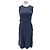 Abito corto blu navy Cédric Charlier