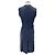 Abito corto blu navy Cédric Charlier - vista 2