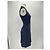 Abito corto blu navy Cédric Charlier - vista 3
