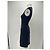 Abito corto blu navy Cédric Charlier - vista 4