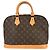 Borsa Alma Louis Vuitton in tela Monogram PM Marrone