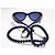 Chanel rectangular navy blue sunglasses with a pearl necklace - 5488 - c.503/S2 - view 14