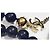 Chanel rectangular navy blue sunglasses with a pearl necklace - 5488 - c.503/S2 - view 16