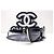 Occhiali da sole Chanel Cat Eyes neri con perle - 5481-H-A c.622/S6 Nero - vista 4