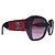 Gafas de sol cuadradas de tweed burdeos de Chanel - 5512 - c.1461/S1