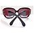 Gafas de sol cuadradas de tweed burdeos de Chanel - 5512 - c.1461/S1 - vista 12