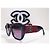 Gafas de sol cuadradas de tweed burdeos de Chanel - 5512 - c.1461/S1 - vista 2