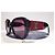 Gafas de sol cuadradas de tweed burdeos de Chanel - 5512 - c.1461/S1 - vista 9