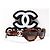 Gafas de Sol Chanel Rectangulares Marrón Carey - 5493 - c.1295/S9 Castaño - vista 4
