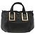 Chloé Borsa a mano Chloe Etel in pelle nera e oro Auth BSZ555 Nero D'oro - vista 2