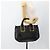 Chloé Borsa a mano Chloe Etel in pelle nera e oro Auth BSZ555 Nero D'oro - vista 22