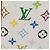 LOUIS VUITTON Handtasche Priscilla Monogramm Multicolor Weiß M40096 LV Auth AMZ317A - Ansicht 6