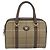 Borsa a mano in tela Nova Check di Burberrys marrone e oro Auth gh2024 D'oro - vista 2