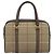 Borsa a mano in tela Nova Check di Burberrys marrone e oro Auth gh2024 D'oro - vista 3