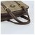 Borsa a mano in tela Nova Check di Burberrys marrone e oro Auth gh2024 D'oro - vista 7