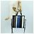 Bolso Shopper Bazaar S de cuero 2 en 1 azul plata BALENCIAGA 443096 Auth BSZ626V - vista 25